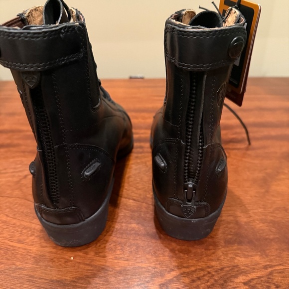 Ariat Performer Zip Paddock Riding Boots Black 8 medium NWT - Picture 8 of 8
